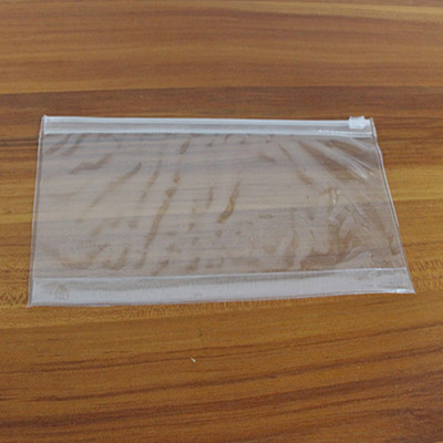 透明PVC化妆品袋定做 东莞厂家生产折底PVC拉链袋 热压包装袋