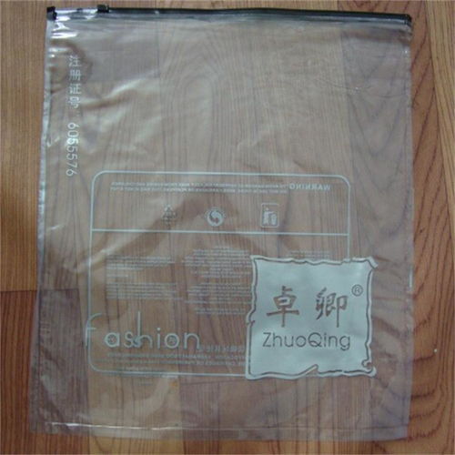 定做 高档pvc衣服包装袋天猫淘宝拉链服装袋 羊绒衫服装袋设计配套图片